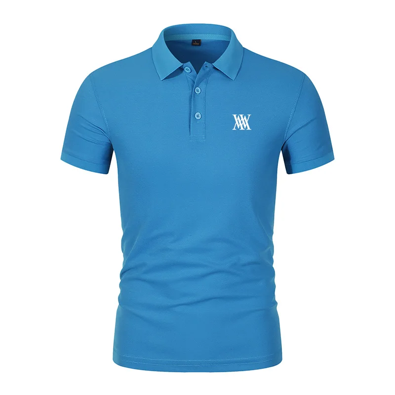 Men's Golf T-shirt Business Ca - Shirt Camp Collar ulasan dan harga