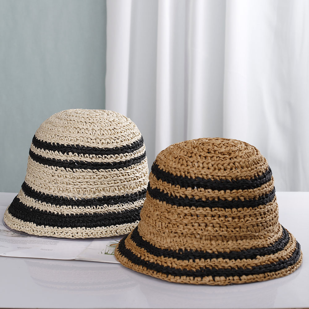 women's beach hat Bucket hat w - Bucket Hat Straw ulasan dan harga