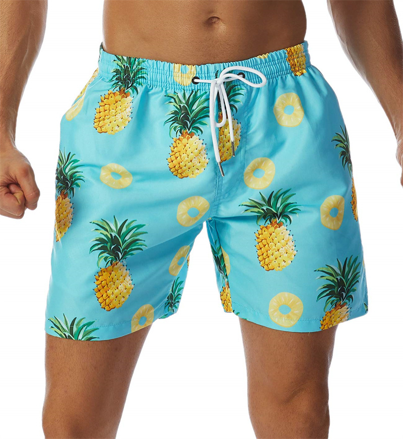 Simple Pineapple Graphic Beach - Trunks Board Surf ulasan dan harga
