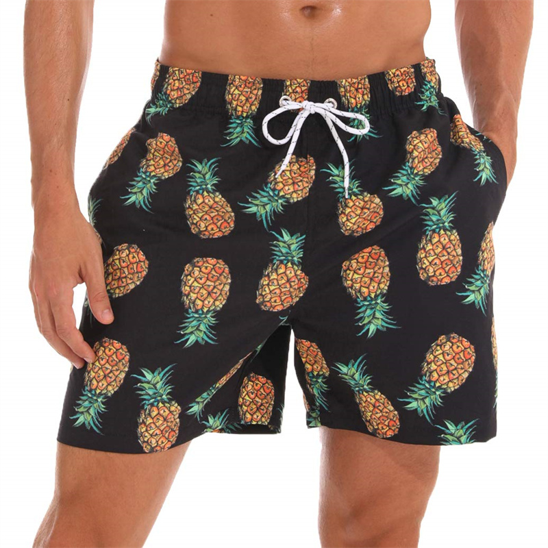 Simple Pineapple Graphic Beach - Trunks Board Surf ulasan dan harga