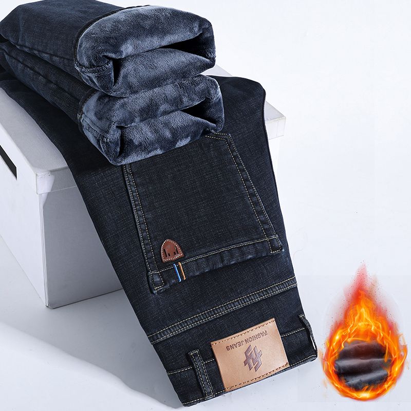 Winter Warm Fleece Jeans Men's - Levis Jeans 501 ulasan dan harga