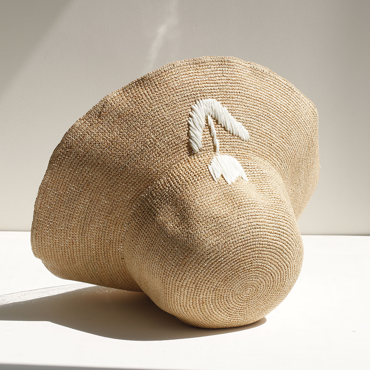 2026 Natural Raffia Hand-woven - Bucket Hat Straw ulasan dan harga