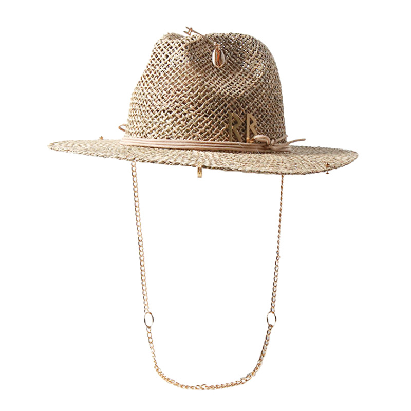 Panama Straw Sun Hat Wide Brim - Bucket Hat Straw ulasan dan harga