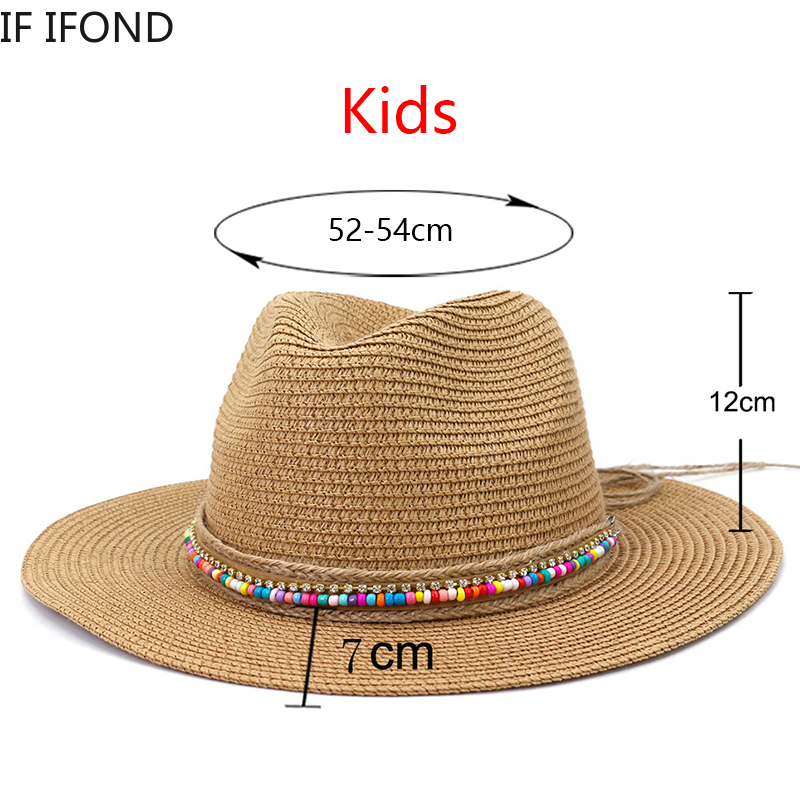 New Summer Boy Girl Kids Straw - Bucket Hat Straw ulasan dan harga